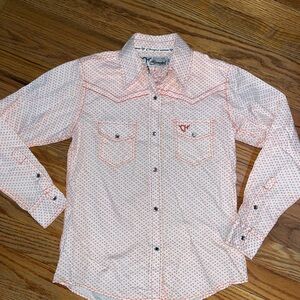 Girl’s Western Button Down Rodeo Shirt